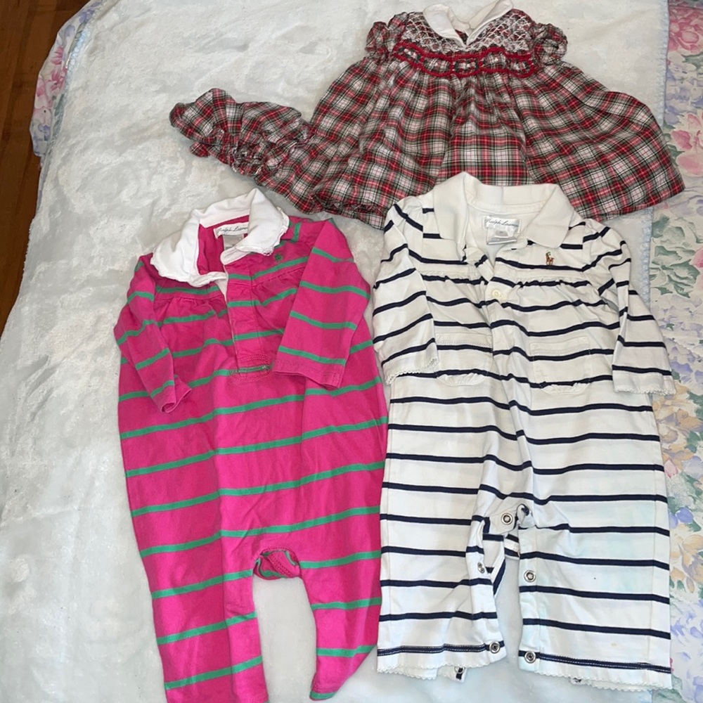 A lot of girls size 3 months Ralph Lauren